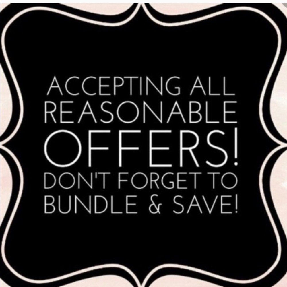 All reasonable offers welcome